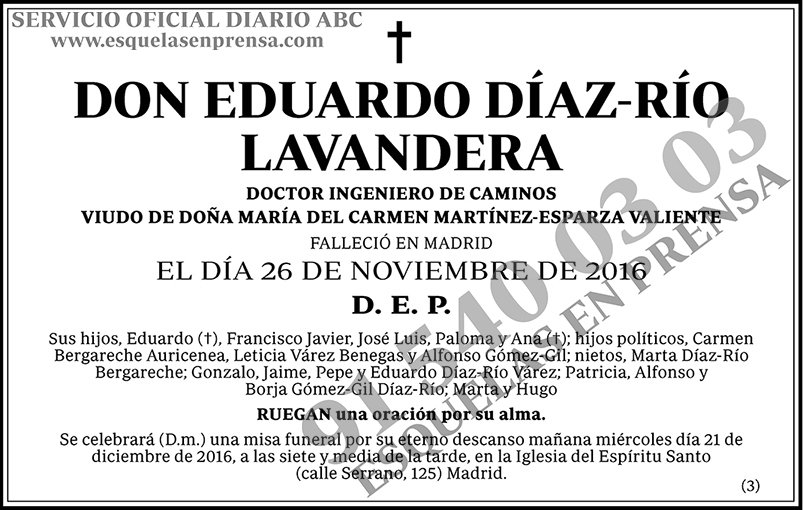 Eduardo Díaz-Río Lavandera